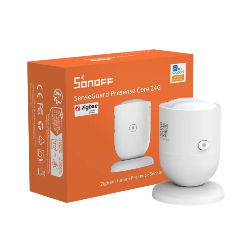 Sonoff SNZB-06P24 – Capteur de présence humaine Zigbee radar mmWave SenseGuard Presence Core 24G